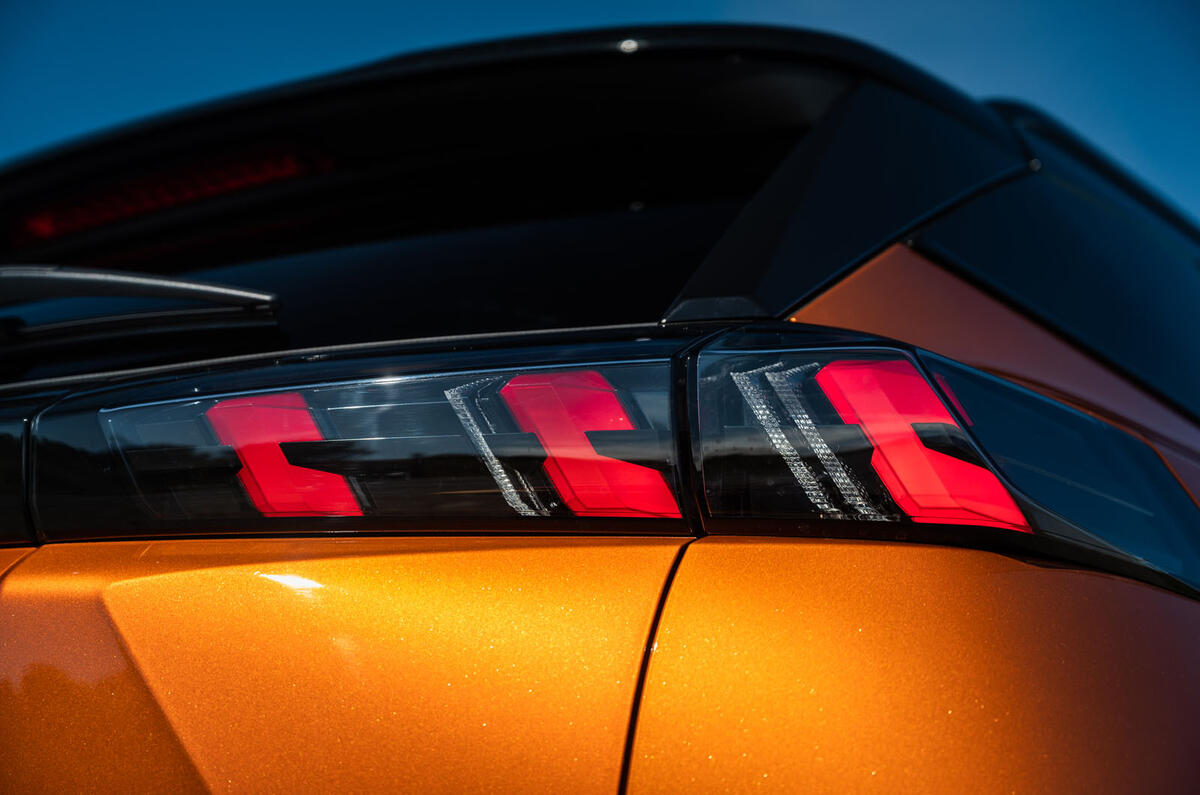Peugeot 2008 2020 long-term review - rear lights Peugeot 2008 2020 long-term review - rear lights