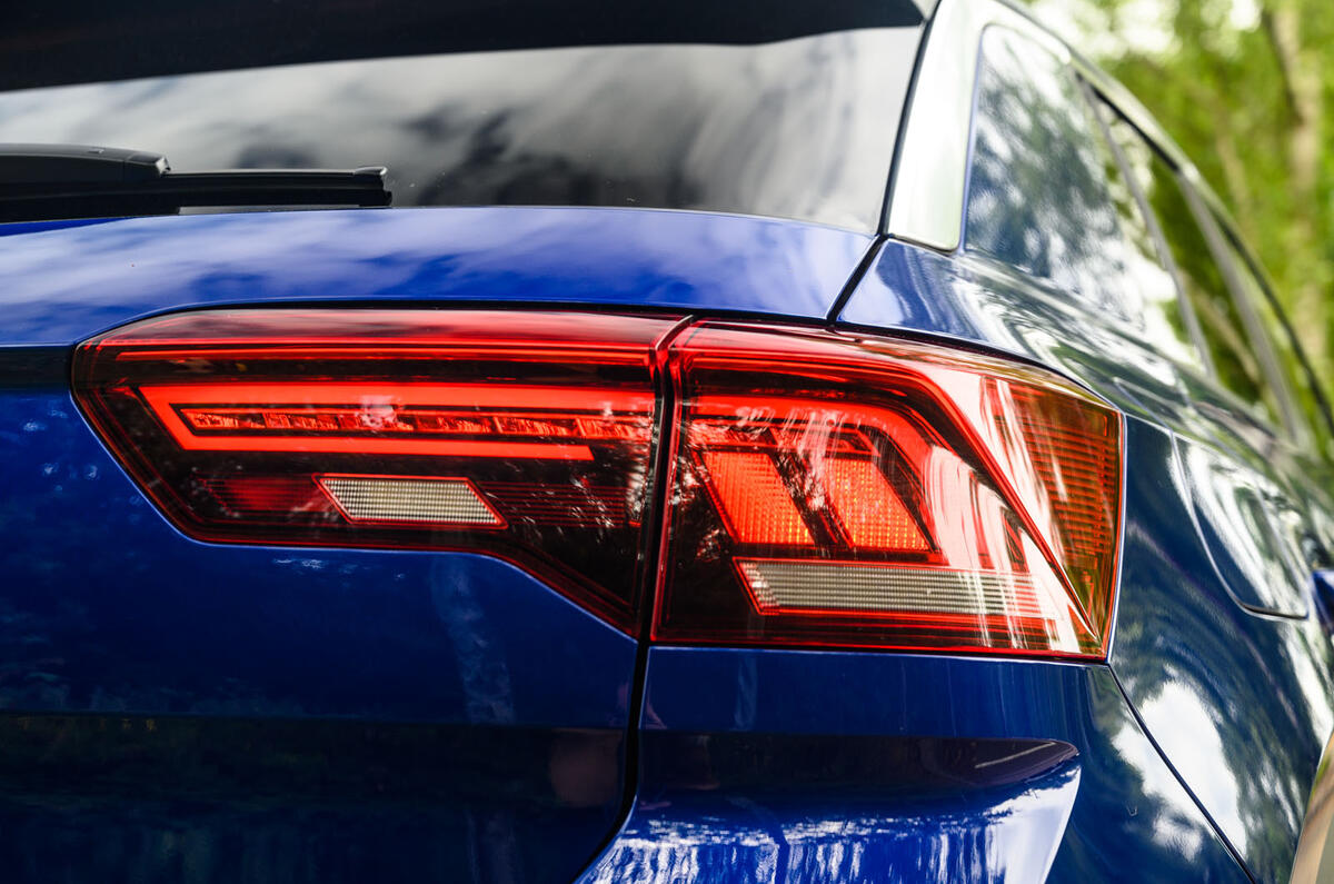 Volkswagen T-Roc R 2020 long-term review - rear lights Volkswagen T-Roc R 2020 long-term review - rear lights