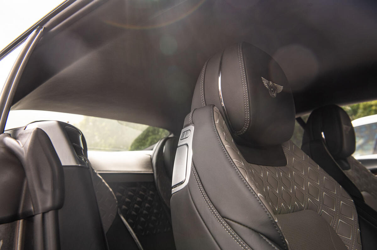 Bentley Continental GT 2019 long-term review - seats
