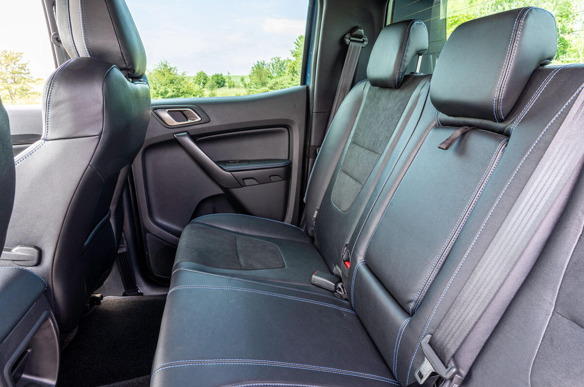 Ford Ranger Raptor 2019 long term review - rear seats