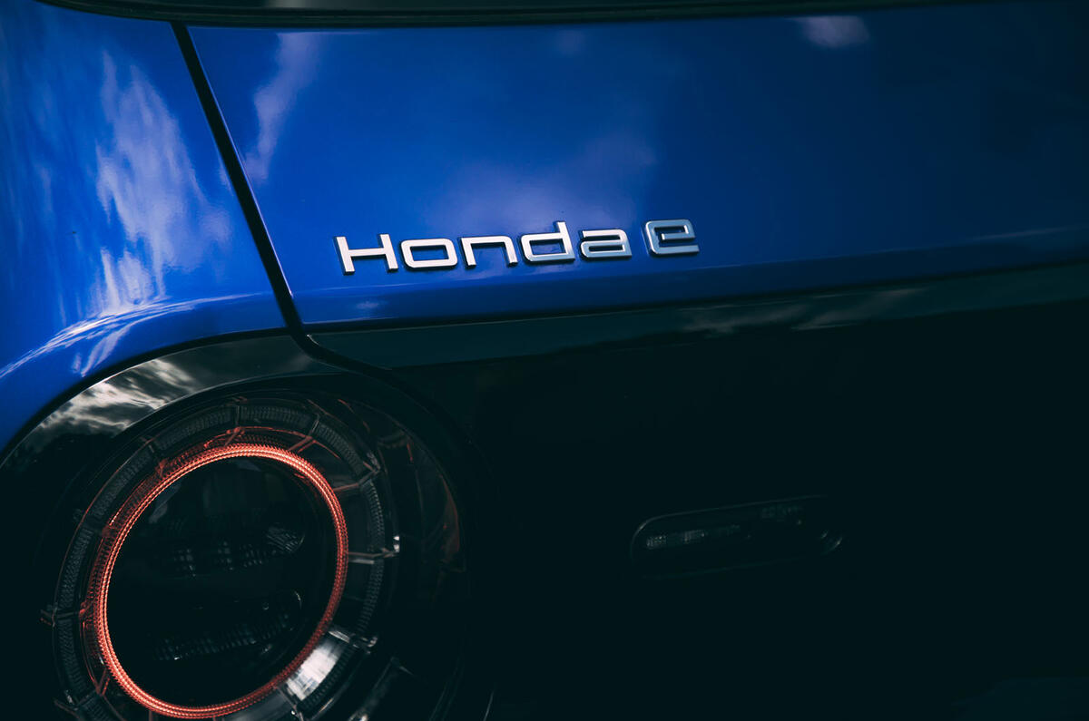 Honda e 2020 long-term review - rear lights Honda e 2020 long-term review - rear lights