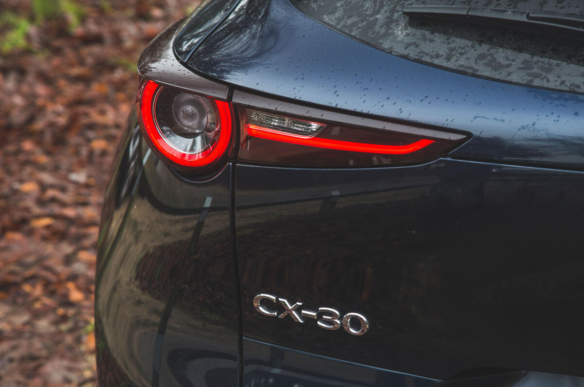 8 Mazda MX 30 2021 long term review rear lights 8 Mazda MX 30 2021 long term review rear lights
