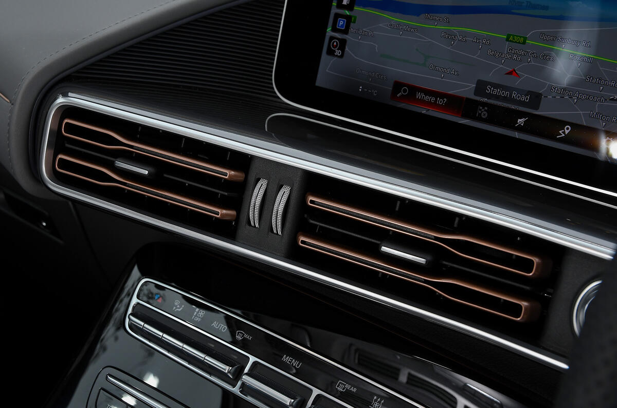Mercedes-Benz EQC 2020 long-term review - air vents Mercedes-Benz EQC 2020 long-term review - air vents