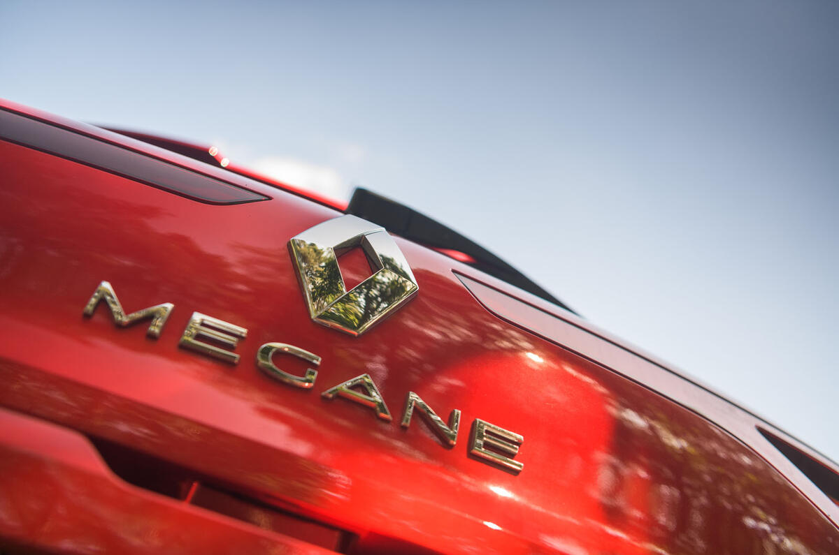 Renault Megane RS 280 2019 long-term review - boot badge