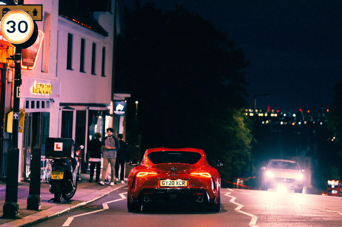 Toyota GR Supra 2020 long-term review - on the road rear Toyota GR Supra 2020 long-term review - on the road rear