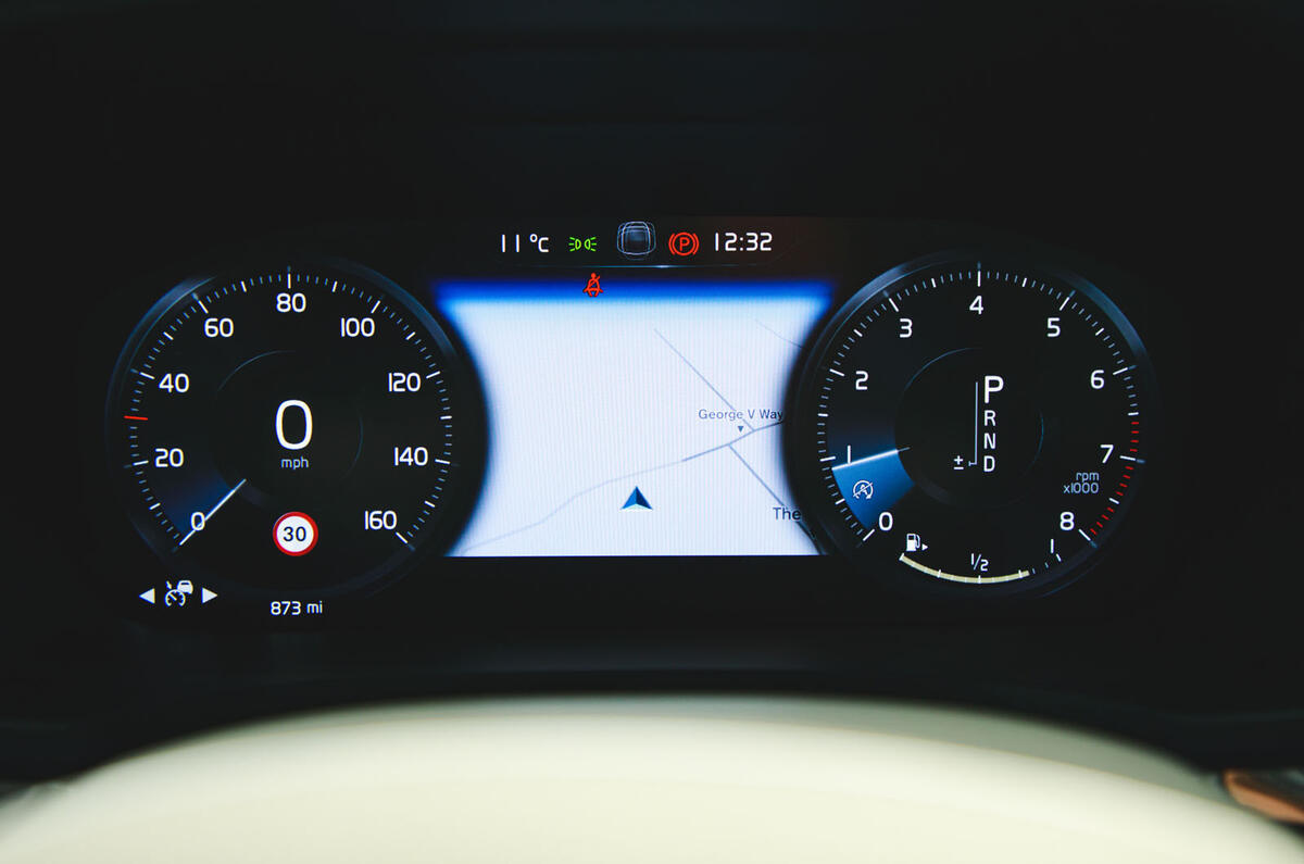 Volvo S60 T5 2020 long-term review - instruments Volvo S60 T5 2020 long-term review - instruments