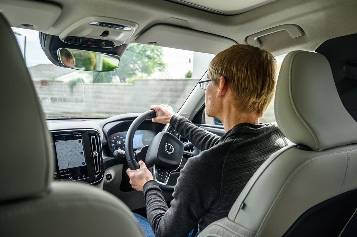 Volvo XC40 Recharge T5 2020 long-term review - James Attwood driving Volvo XC40 Recharge T5 2020 long-term review - James Attwood driving