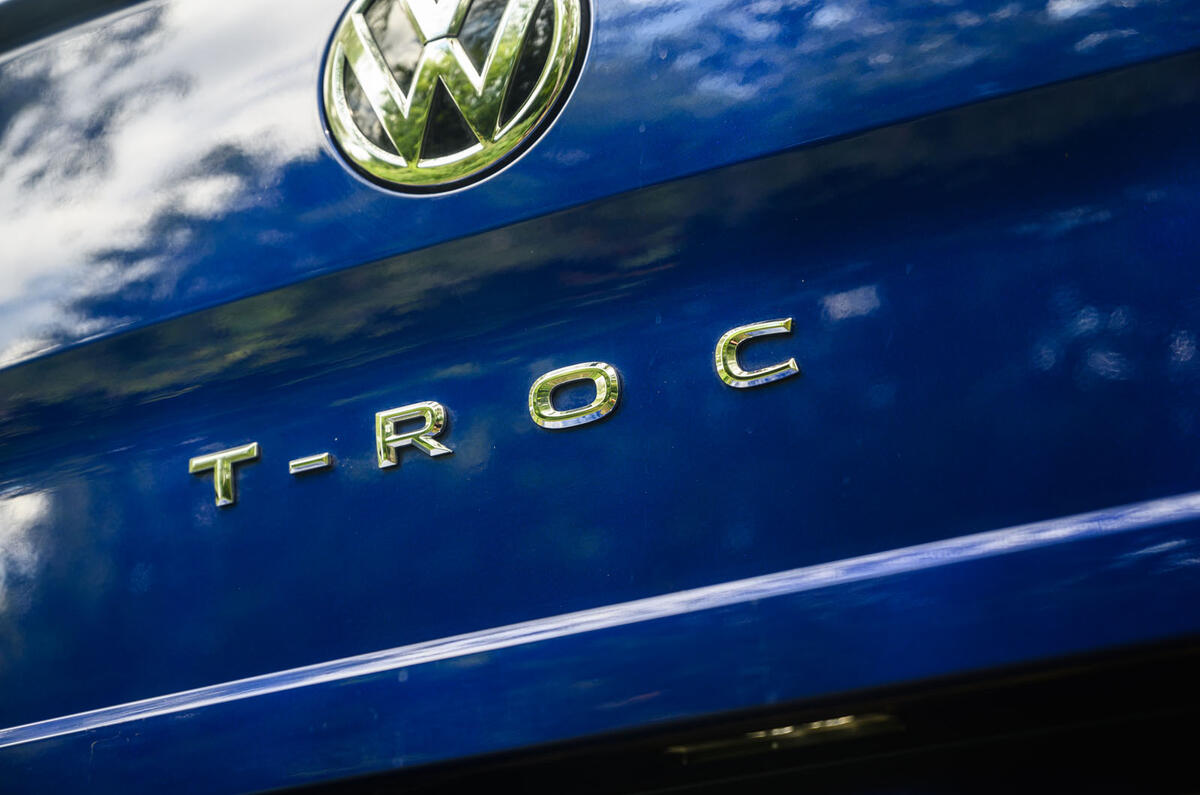 Volkswagen T-Roc R 2020 long-term review - rear badge Volkswagen T-Roc R 2020 long-term review - rear badge