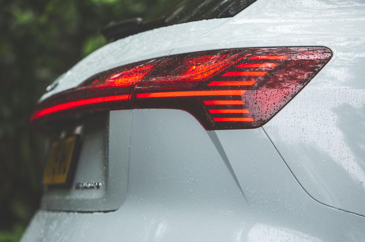 Audi E-tron 2019 long-term review - rear lights