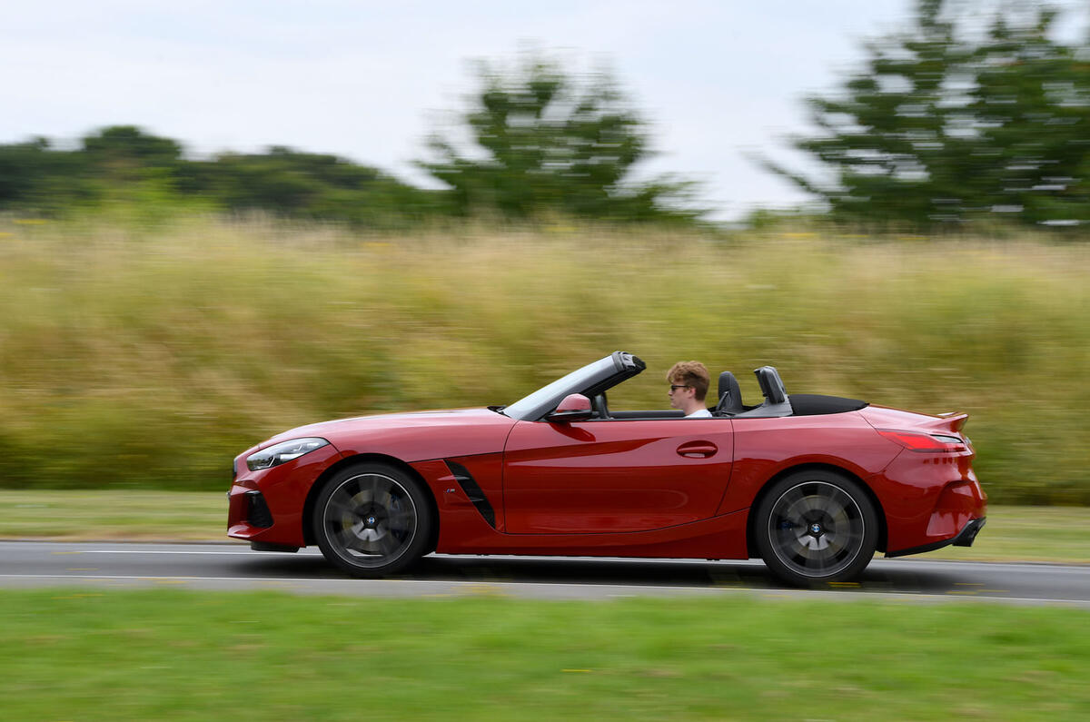 BMW Z4 2019 long-term review - on the road side