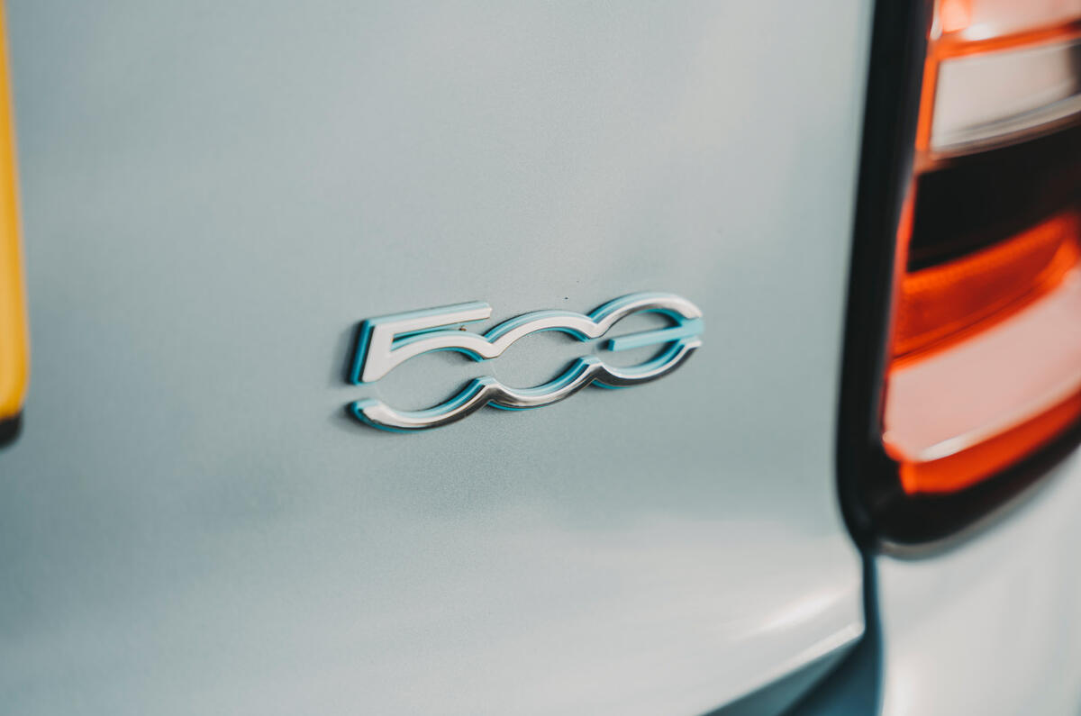 9 Fiat 500 EV 2022 long term review rear badge 9 Fiat 500 EV 2022 long term review rear badge