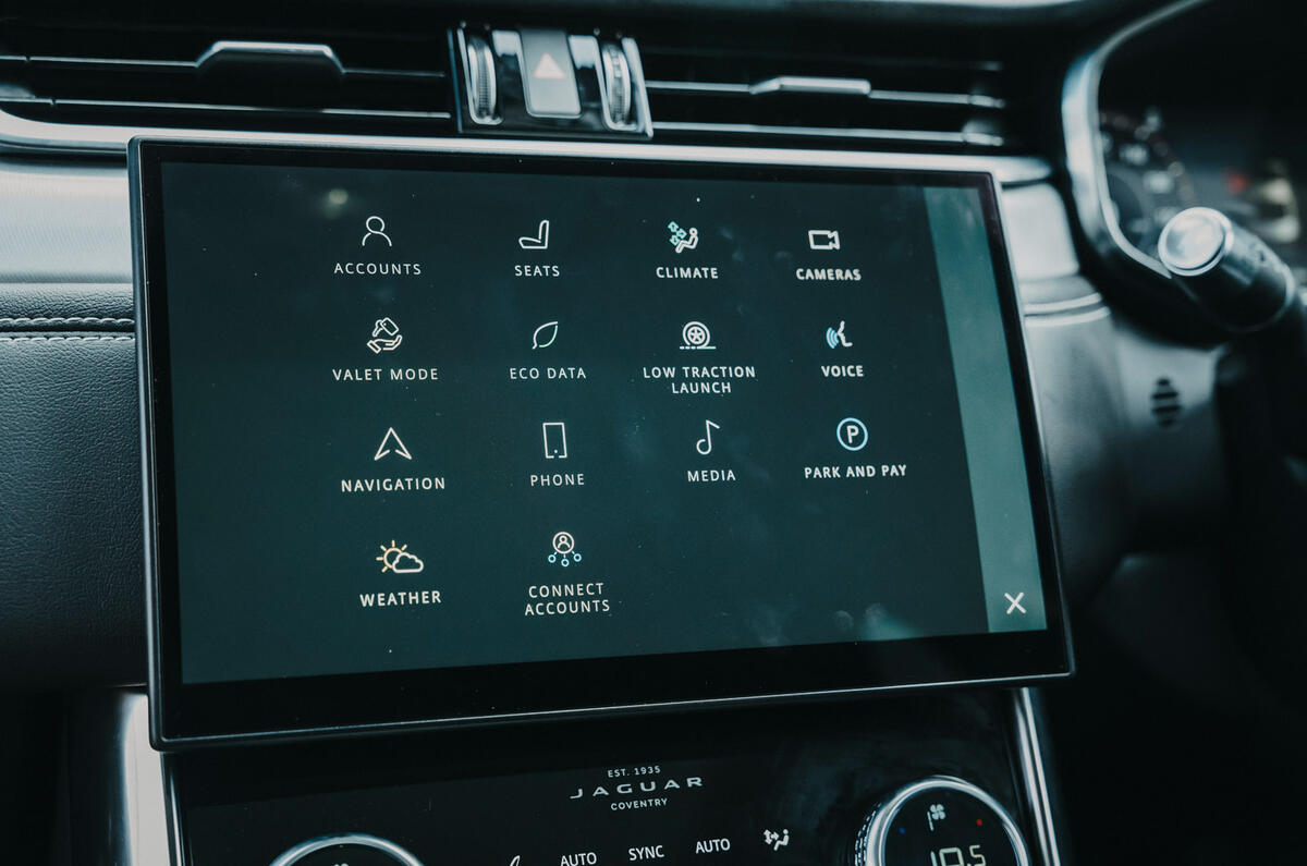 9 Jaguar XF 2021 long term review infotainment 9 Jaguar XF 2021 long term review infotainment