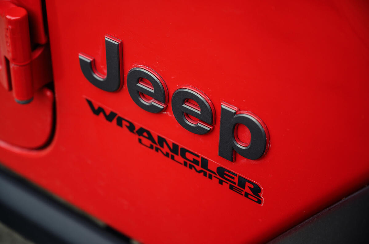 Jeep Wrangler Rubicon 2020 long-term review - rear badge