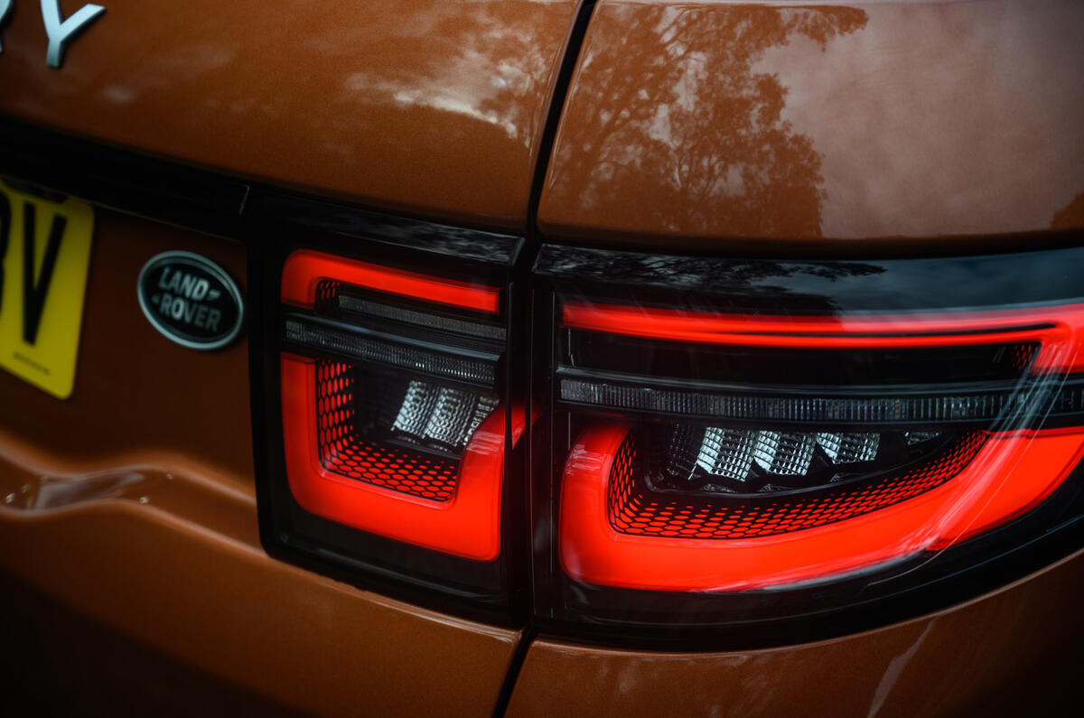 Land Rover Discovery Sport 2020 long-term review - rear lights Land Rover Discovery Sport 2020 long-term review - rear lights