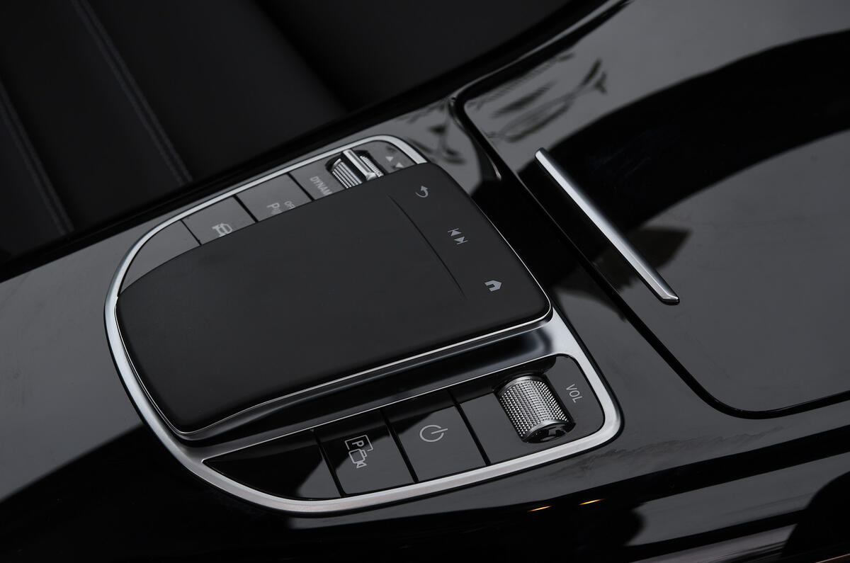 Mercedes-Benz EQC 2020 long-term review - centre console Mercedes-Benz EQC 2020 long-term review - centre console