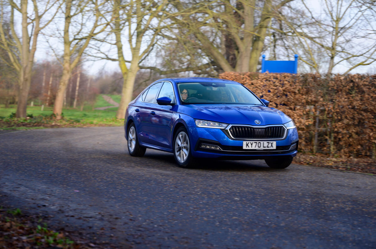 9 Skoda Octavia 2021 long term review on road front 9 Skoda Octavia 2021 long term review on road front