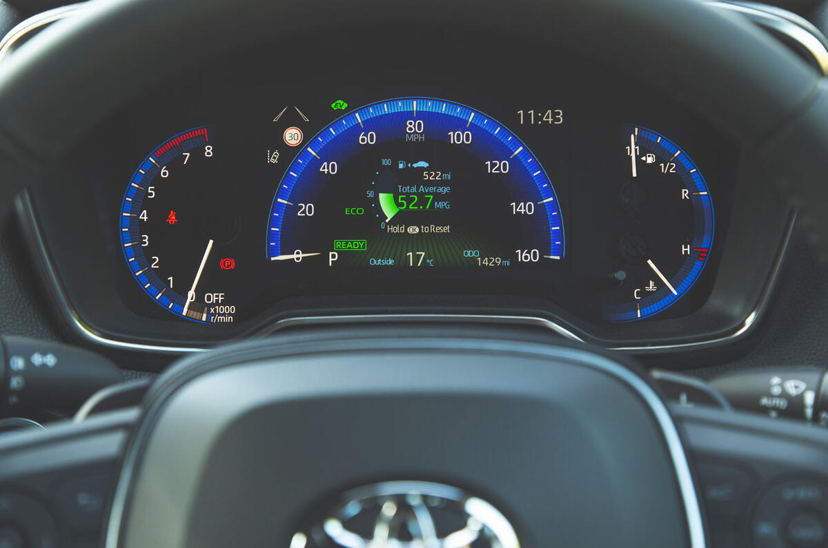 Toyota Corolla 2019 long-term review - instruments