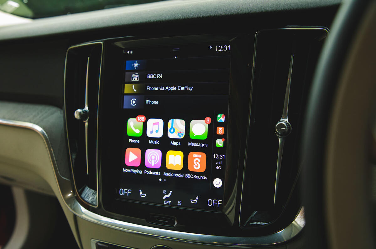 Volvo S60 T5 2020 long-term review - infotainment Volvo S60 T5 2020 long-term review - infotainment