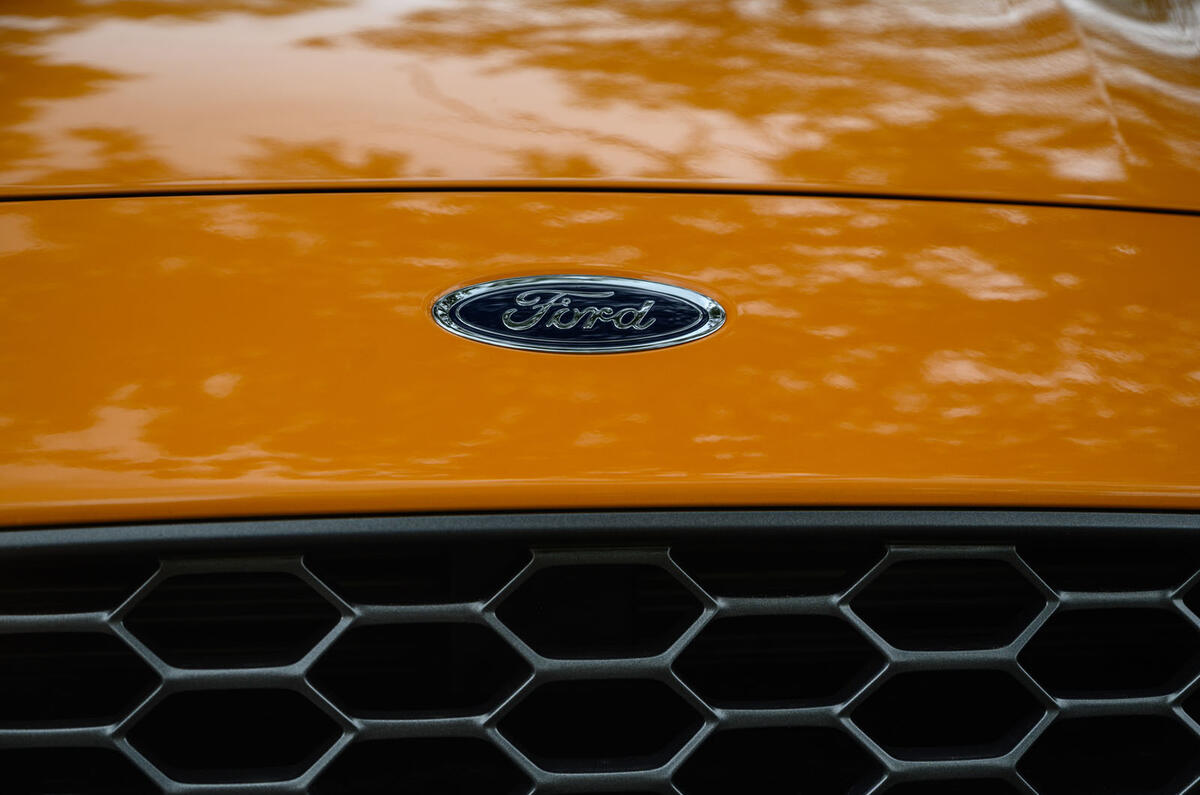Ford Focus ST 2020 long-term review - front badge Ford Focus ST 2020 long-term review - front badge