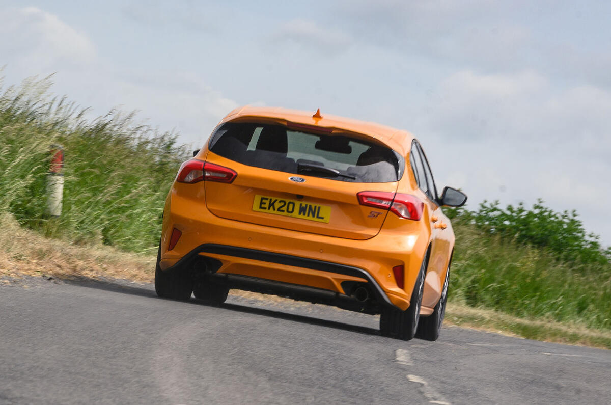 Ford Focus ST 2020 long-term review - hero rear Ford Focus ST 2020 long-term review - hero rear