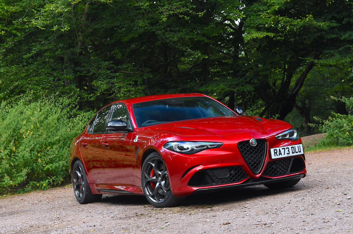 Alfa Romeo Giulia parked Alfa Romeo Giulia parked