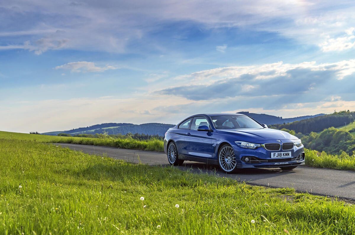 Alpina B4 S 2019 long-term review - Germany trip front