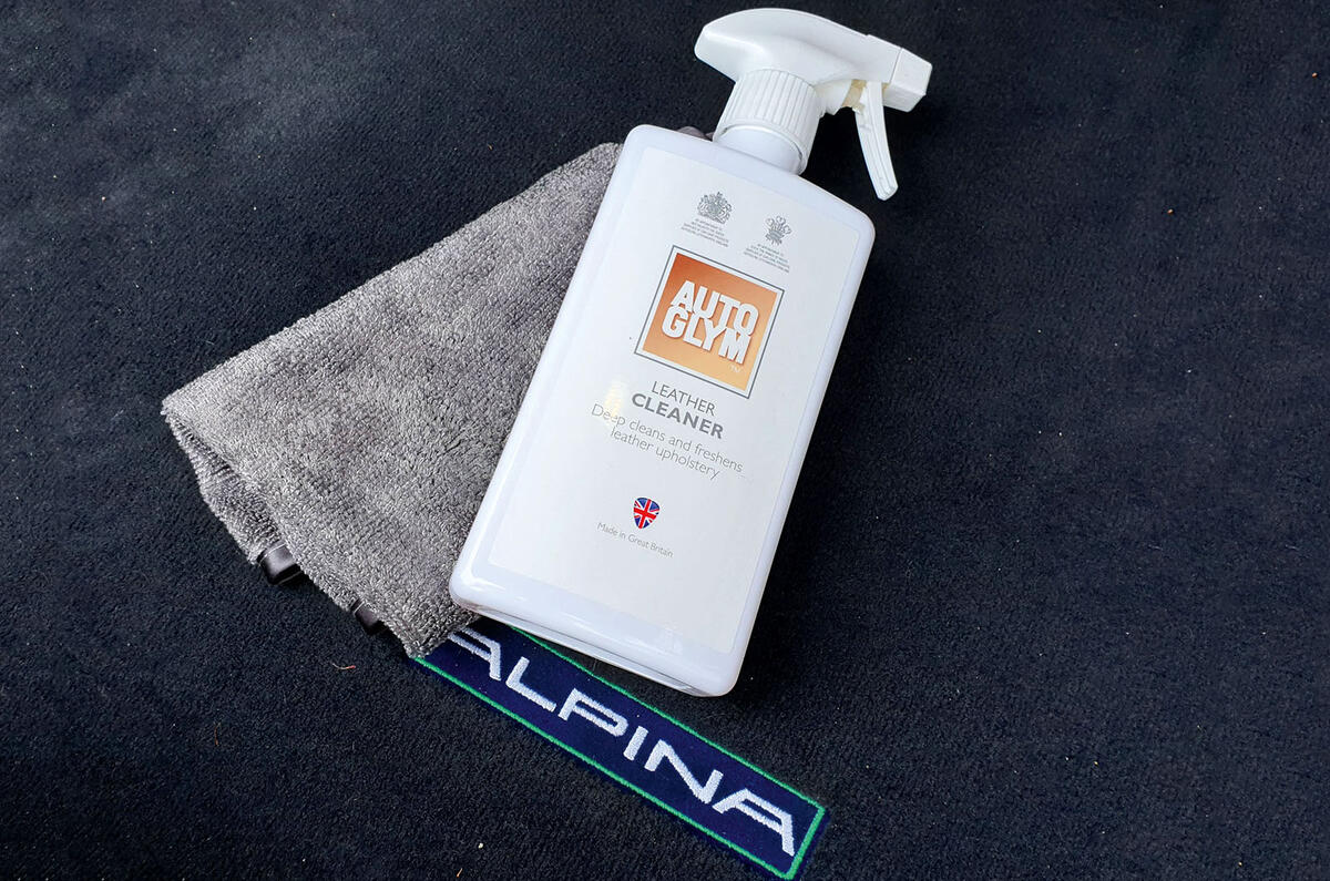 Alpina B4 S 2019 long-term review - leather cleaner