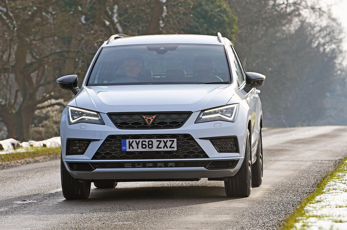 Cupra Ateca on the road