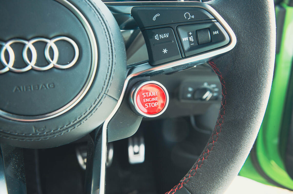 Audi TT RS start button Audi TT RS start button