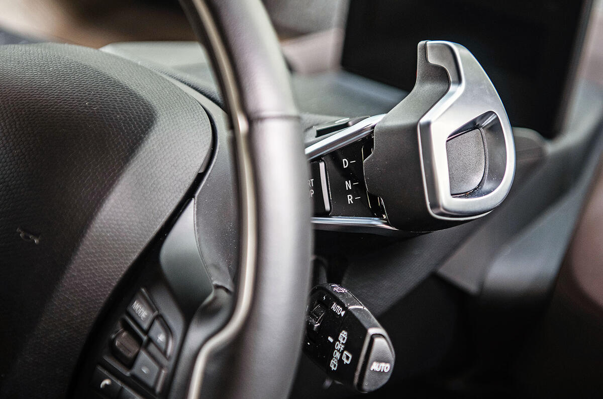 BMW i3S 2019 long-term review - gear selector