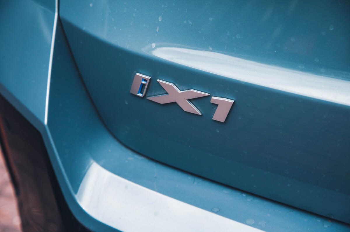 BMW iX1 badge BMW iX1 badge