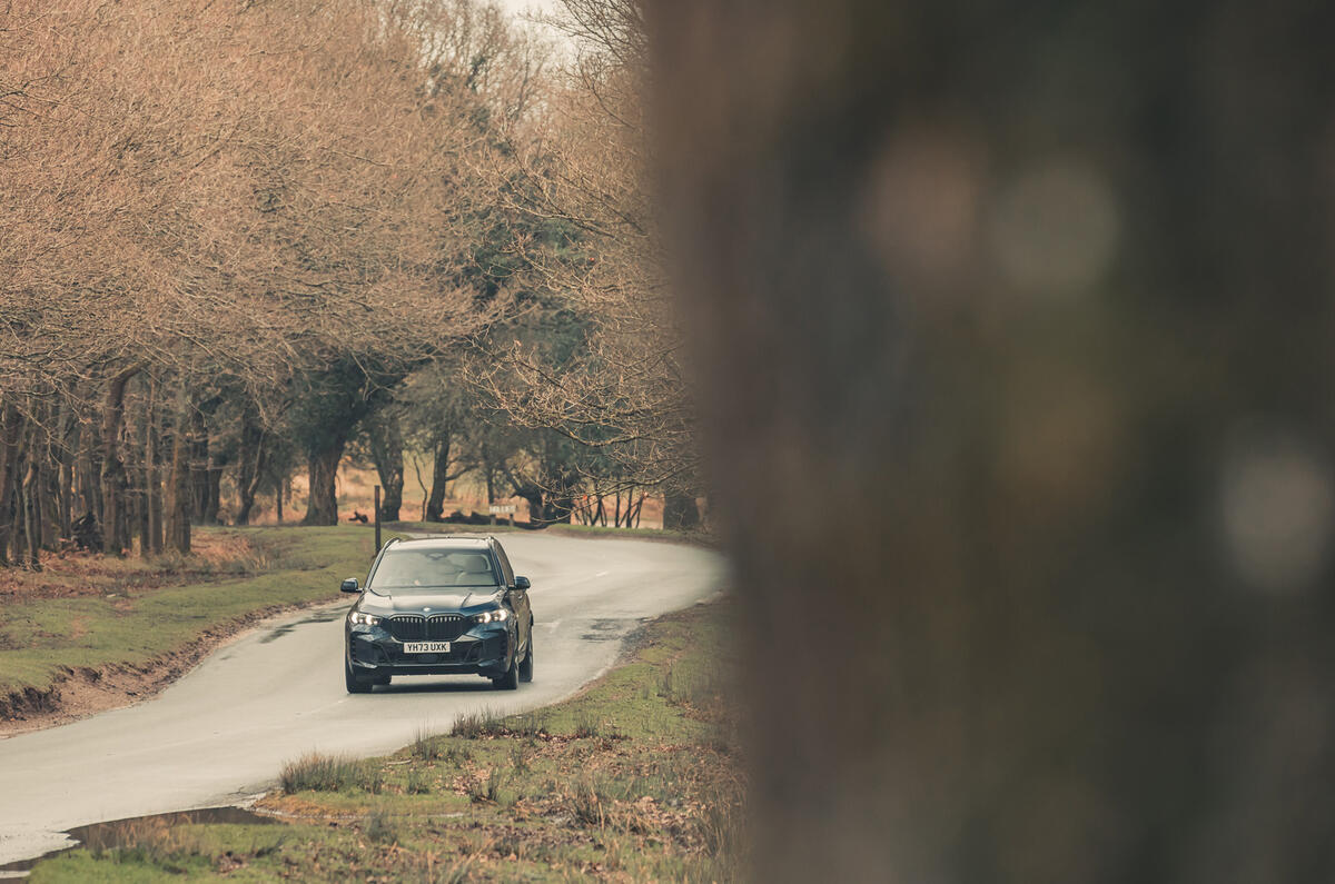 BMW X5 distance shot BMW X5 distance shot