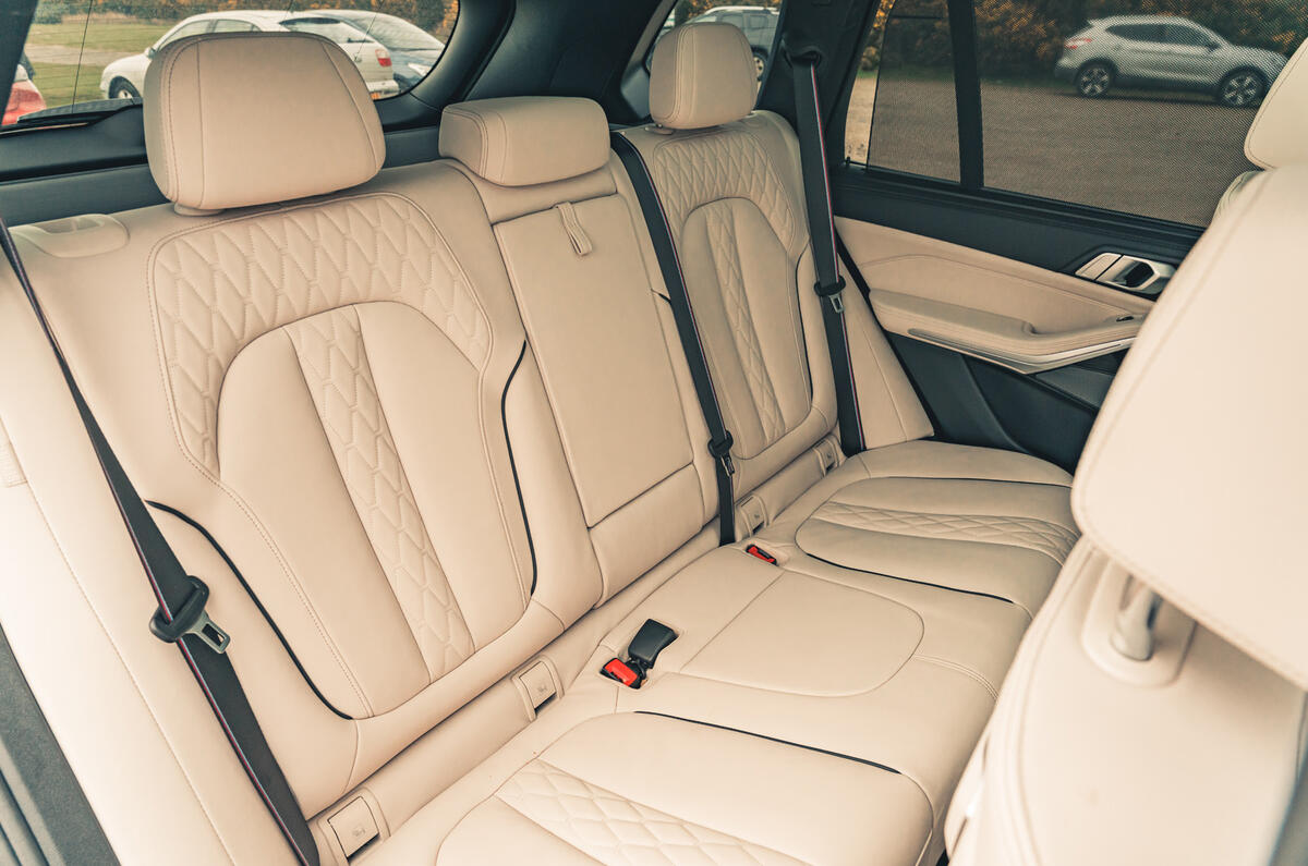 BMW X5 white rear seats BMW X5 white rear seats