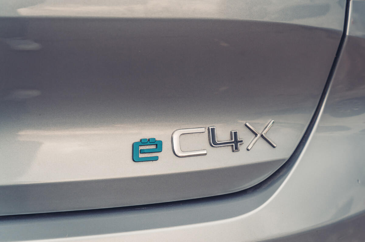 Citroen eC4X badge Citroen eC4X badge