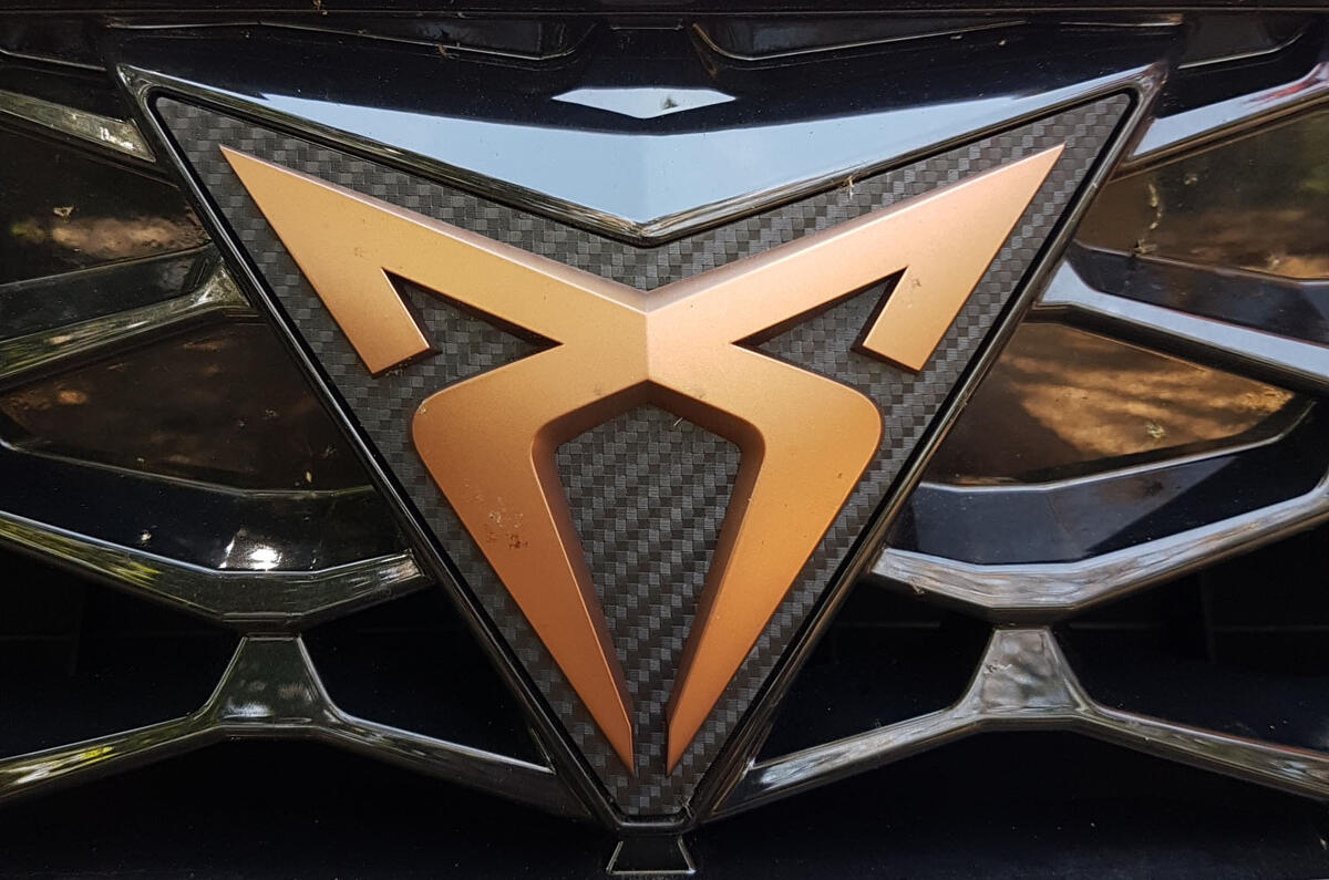 Cupra Ateca badge