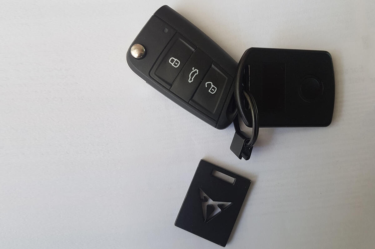 Cupra Ateca broken keyring
