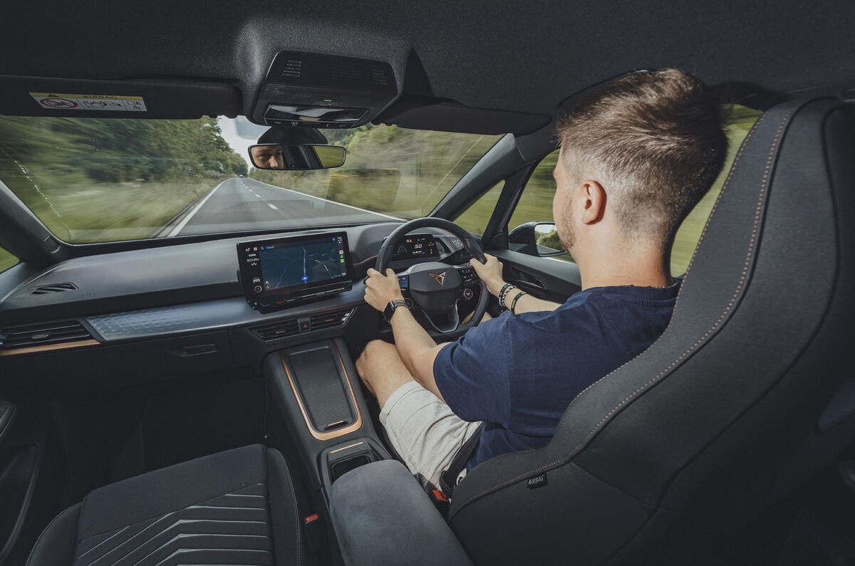 Cupra Born long term test driving shot Cupra Born long term test driving shot