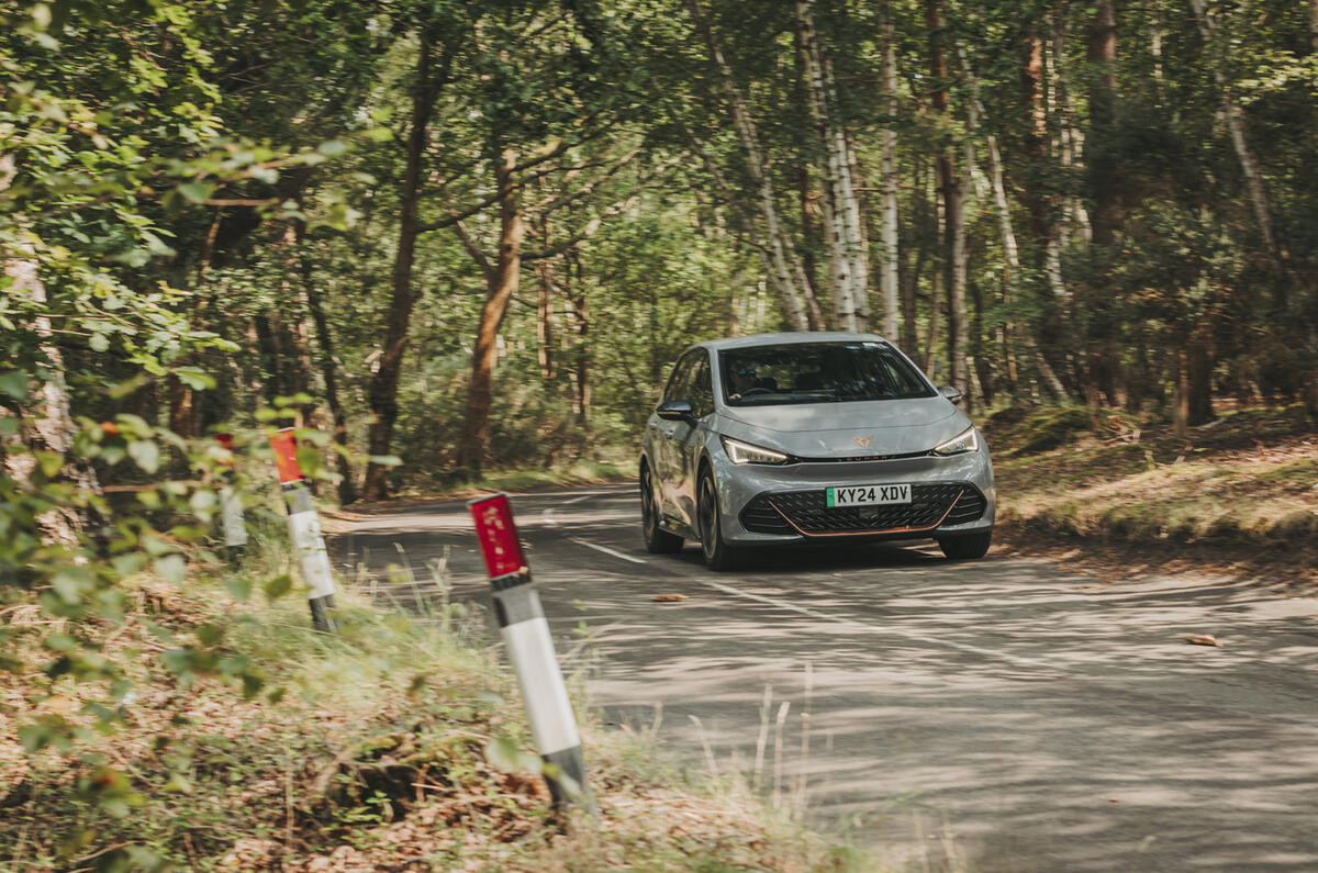 Cupra Born long term test front distance Cupra Born long term test front distance