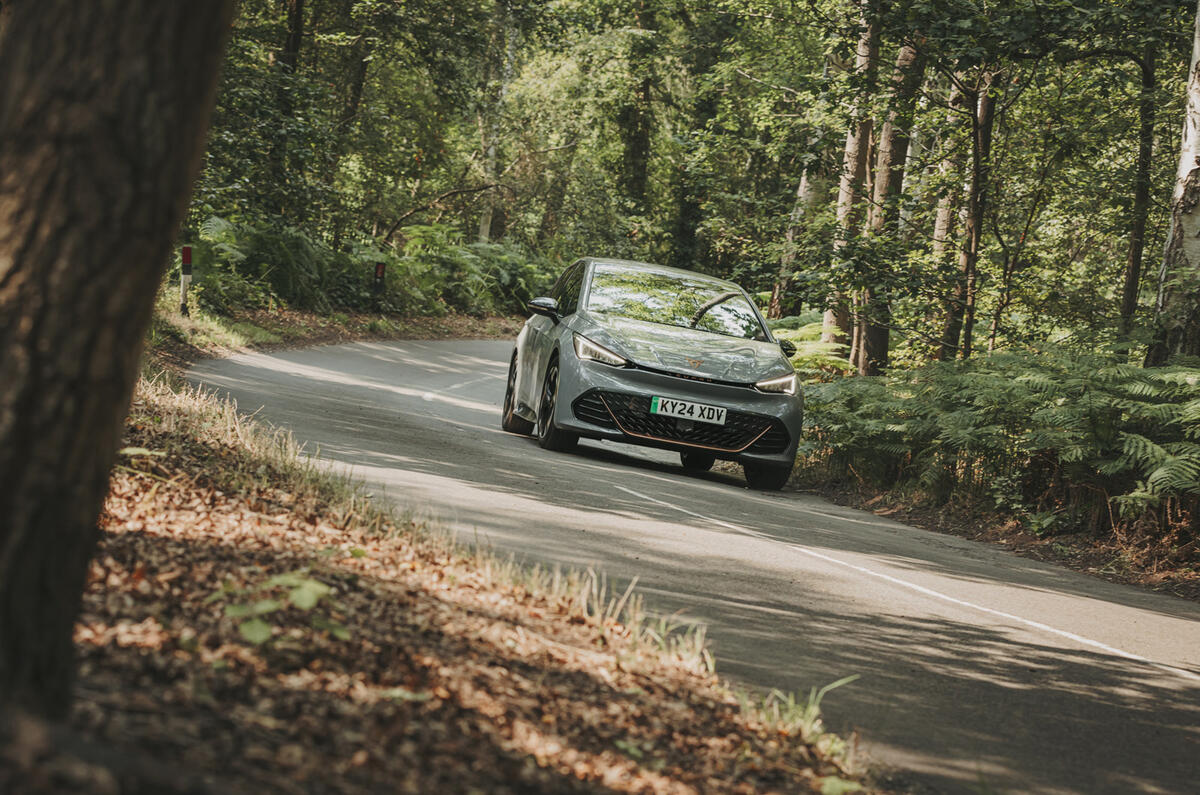 Cupra Born long term test hard cornering Cupra Born long term test hard cornering