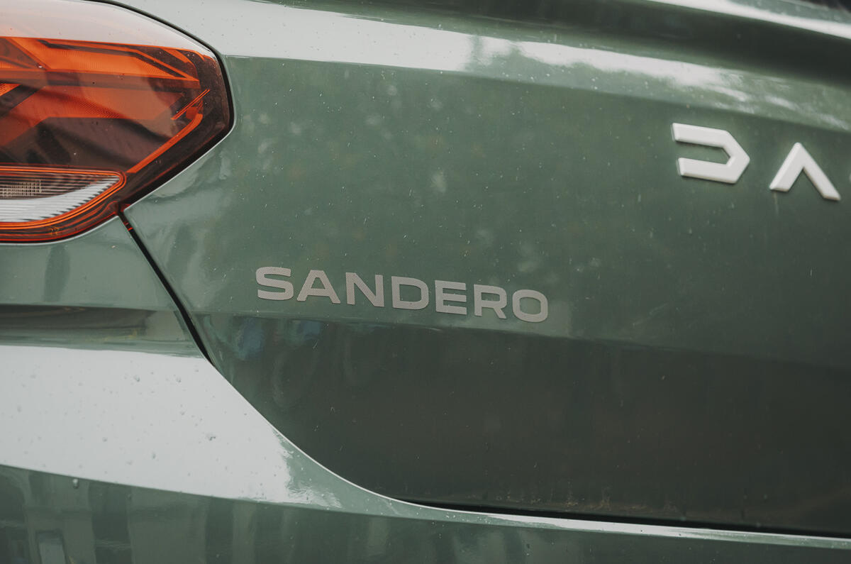 Dacia Sandero badge Dacia Sandero badge