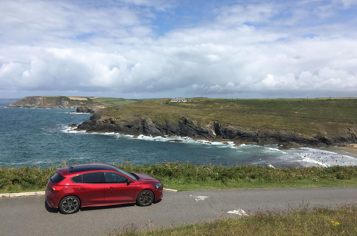 Ford Focus long-term review - Cornwall beach rear