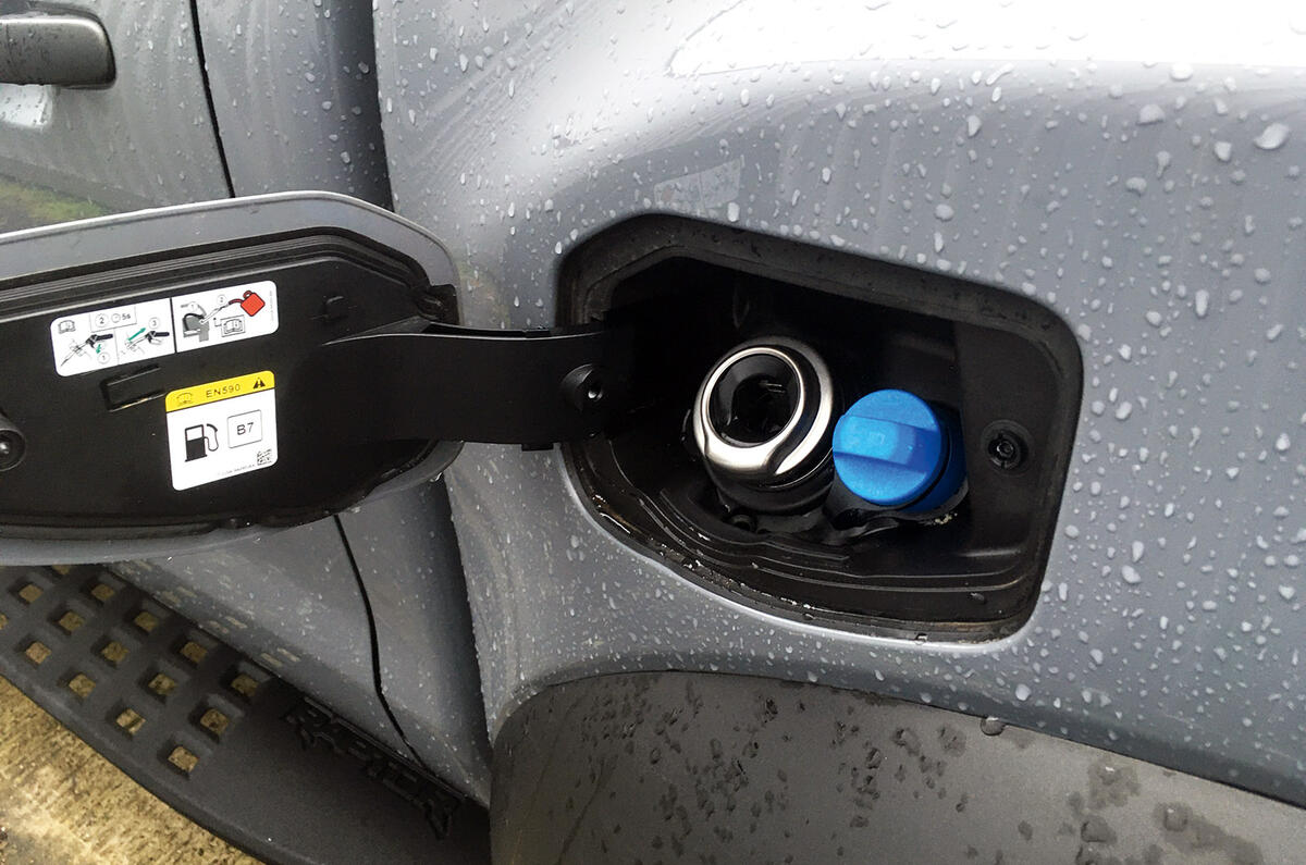 Ford Ranger Raptor 2019 long term review - fuel filler Ford Ranger Raptor 2019 long term review -fuel filler