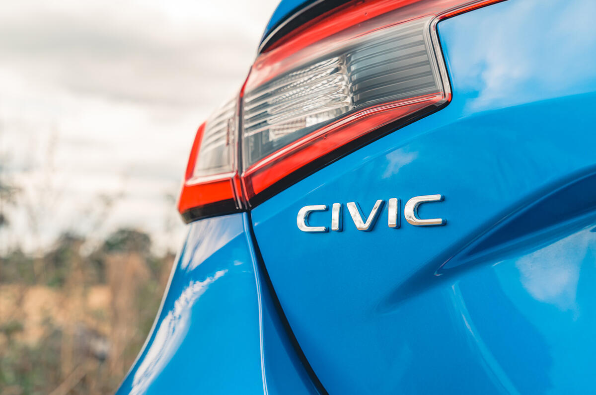 Honda Civic rear badge Honda Civic rear badge