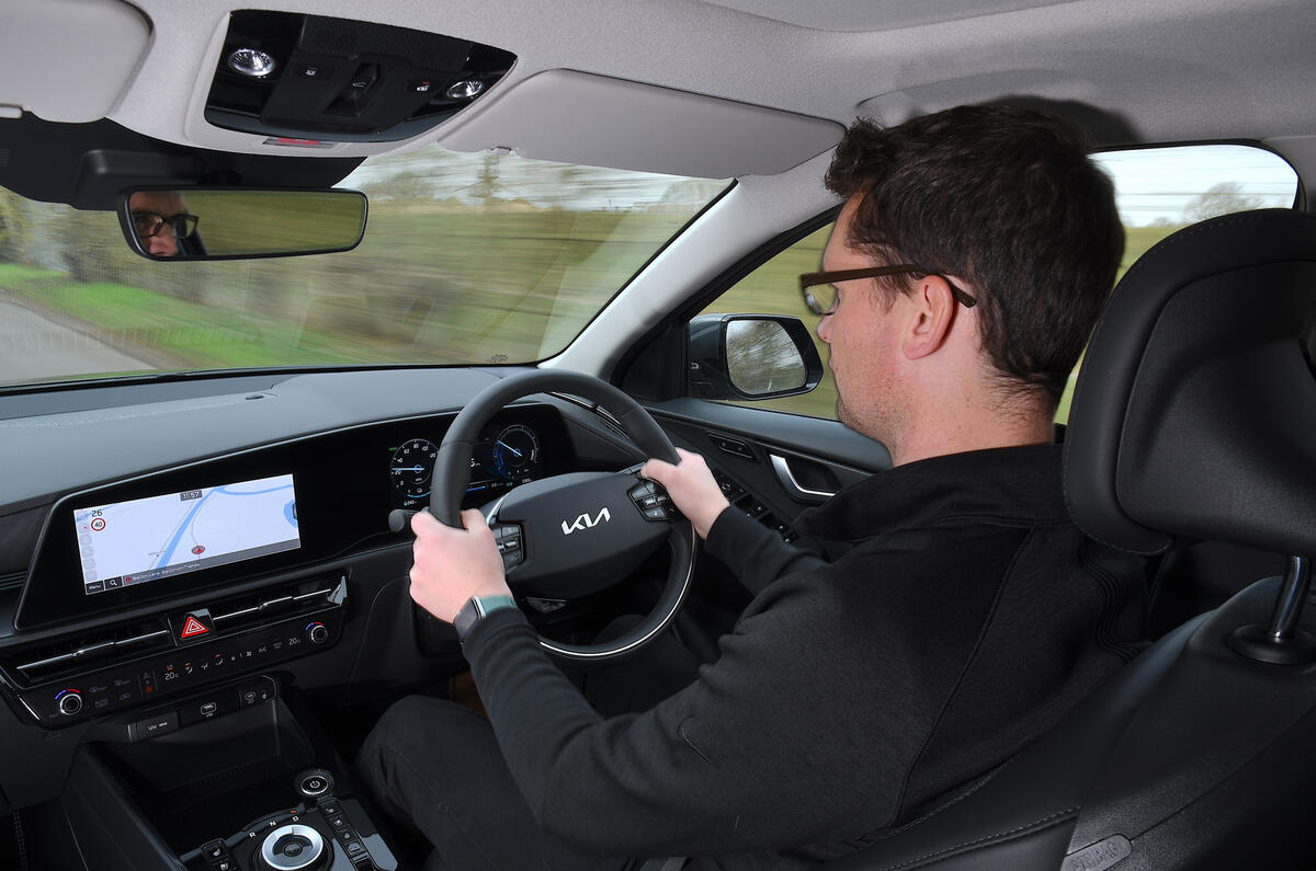 Kia Niro EV driver shot Kia Niro EV driver shot