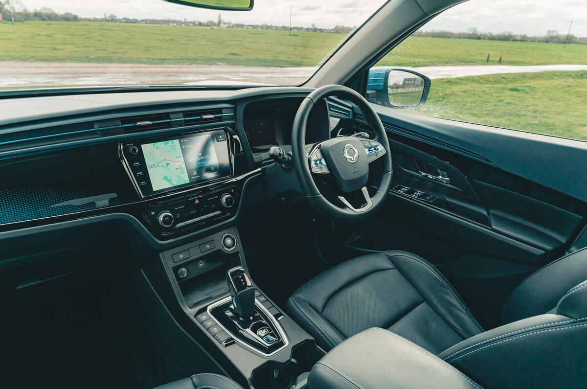 Korando front interior