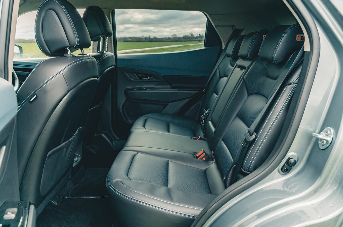 Korando rear seats