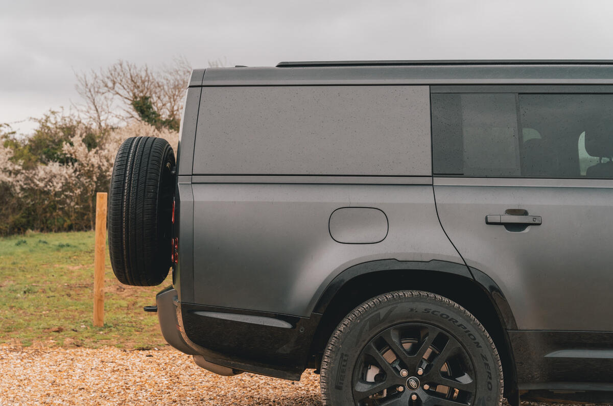 Land Rover Defender 130 rear half Land Rover Defender 130 rear half