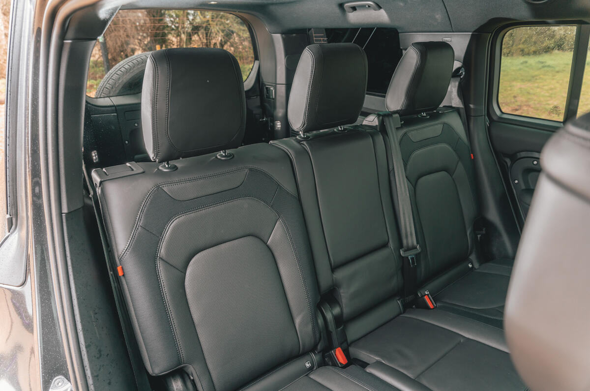 Land Rover Defender 130 rear seats Land Rover Defender 130 rear seats