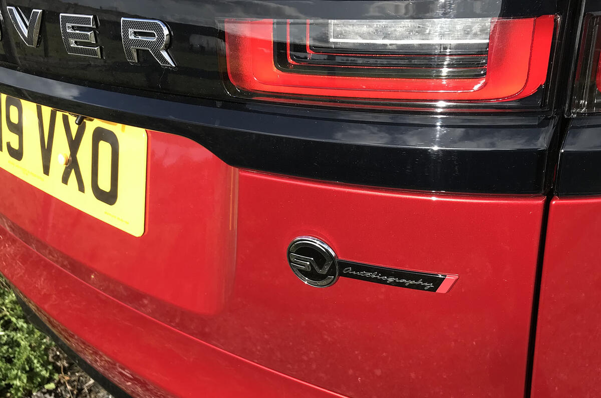 Land Rover SVAutobiography Dynamic long-term review - badge