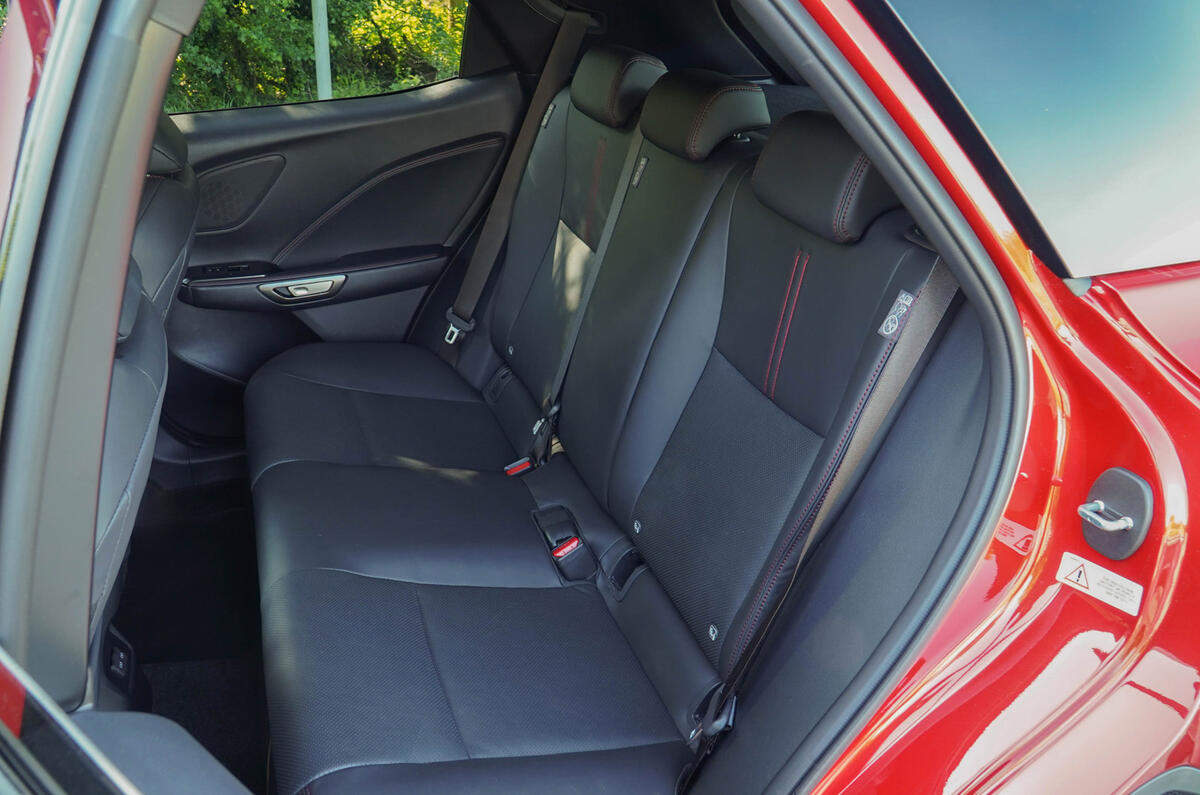 Lexus LBX rear seats Lexus LBX rear seats